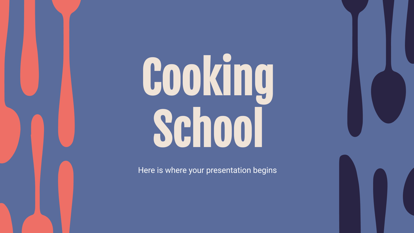 烹饪学校PowerPoint模板